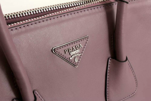 2014 Prada Glace Calf Leather Tote Bag BN2619 lavenderpurple